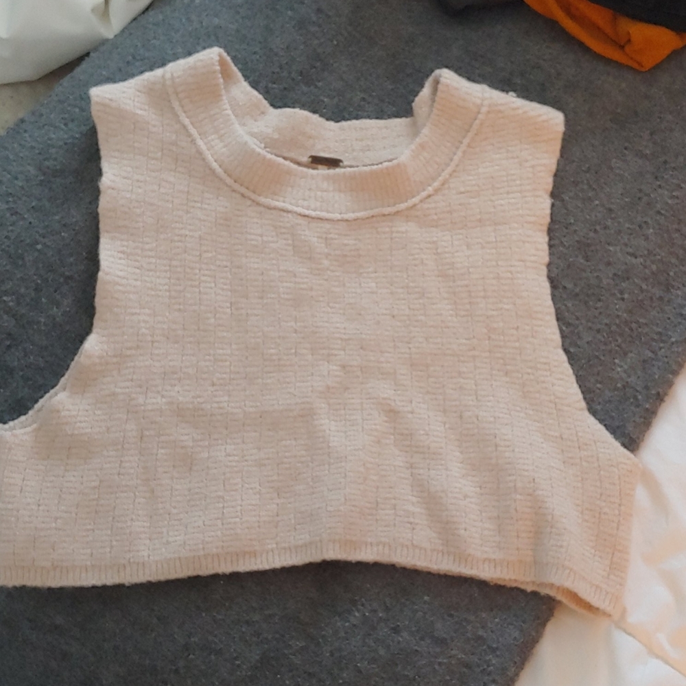 Free People crop sweater top